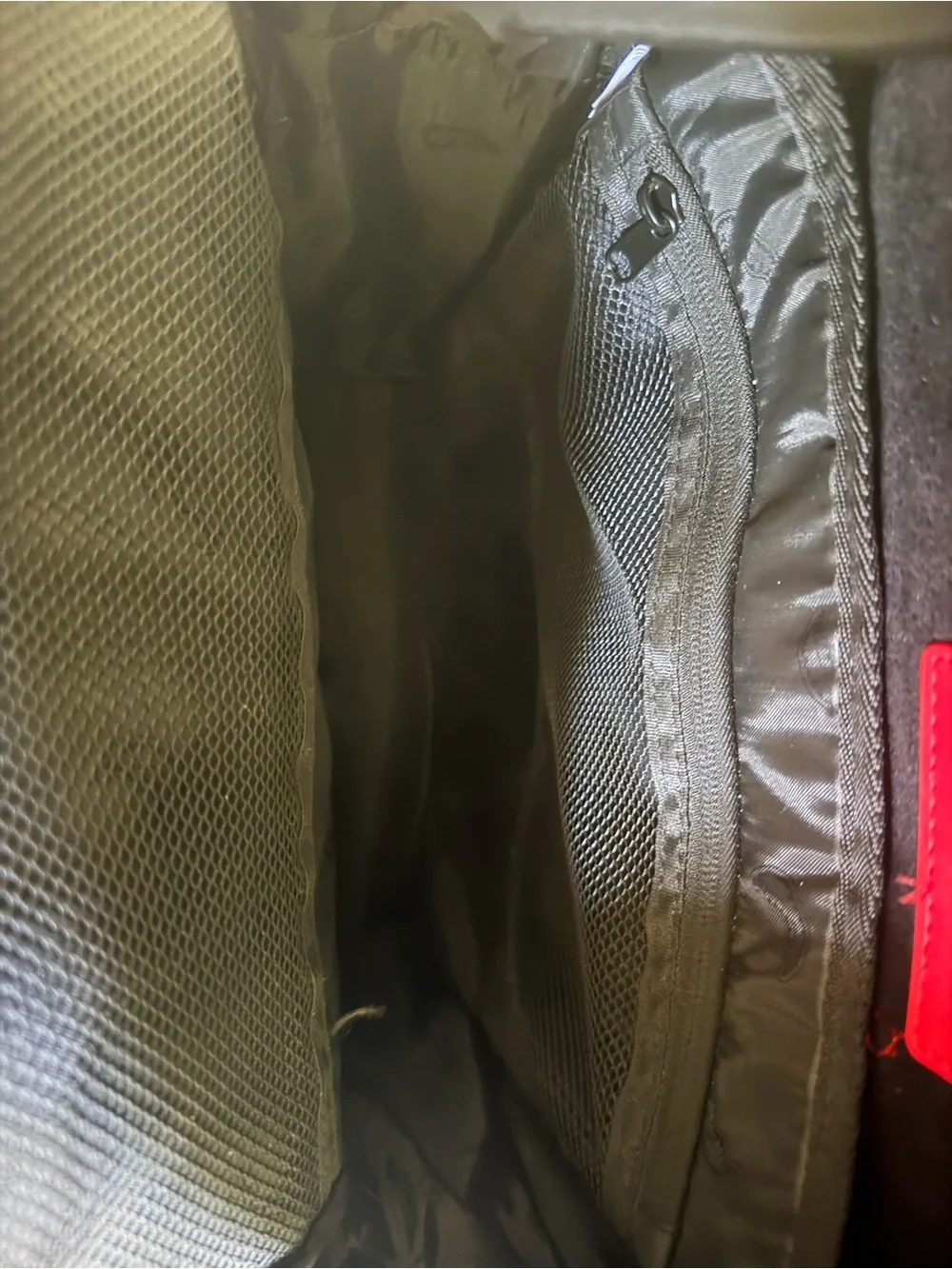 Sprayground Red Limited Edition Patch Backpack Label